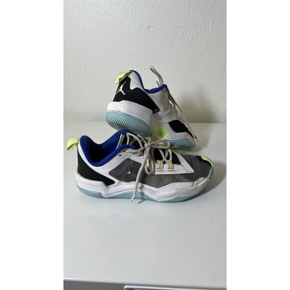 Nike Air Jordan One Take 4 Men's Size 8 Black Liquid Lime White DO7193-003 - Picture 4 of 10